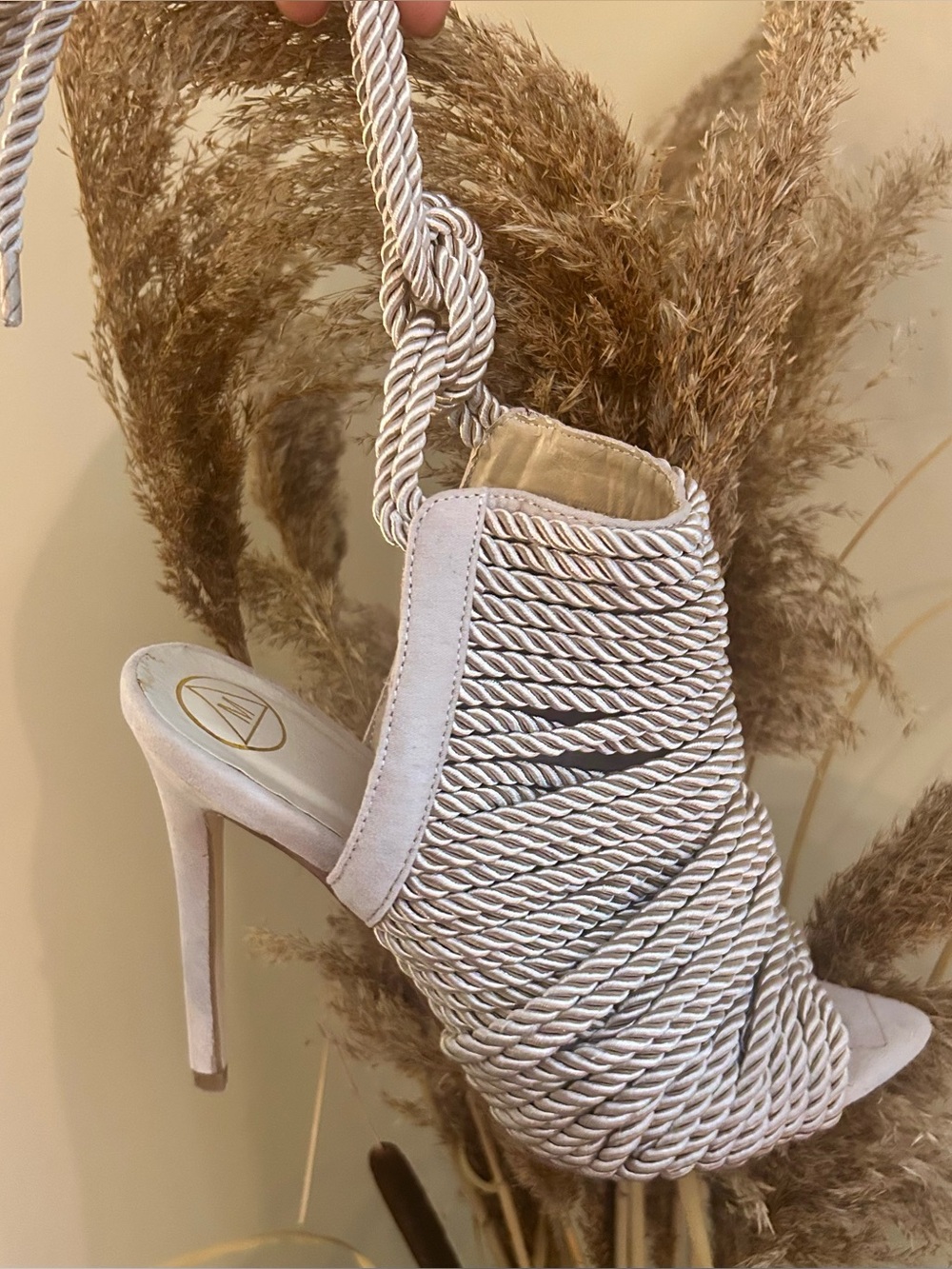 Missguided  Rope-Twist High Heel Sandal